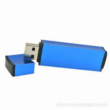Metal USB Memory Stick with 1-64GB, Supports USB1.1 and 2.0 Interfaces, Free Logo and Sample